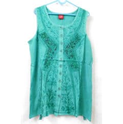 Terqoise Rayon top